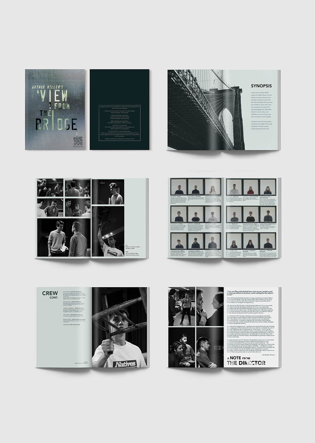 A VIEW FROM THE BRIDGE - programme